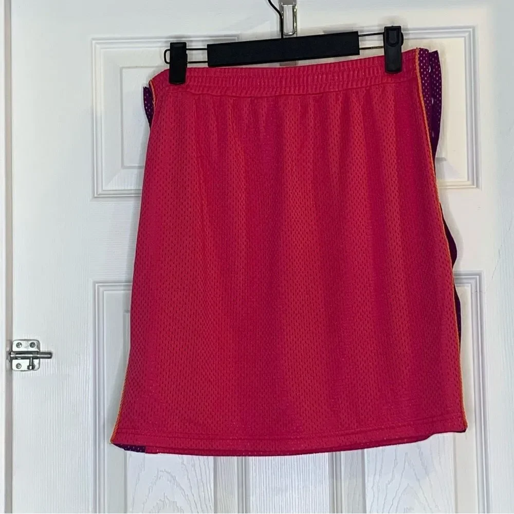 Fila Miriam Tearaway Athletic Mesh Mini Skirt Pink/Purple Women’s Size Medium